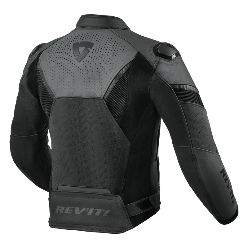 Chaqueta de moto Revit Matador negro-gris liquidación