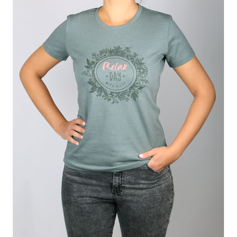Camiseta mujer Rilax Morika verde
