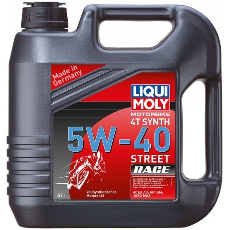 Aceite de motor de competición LIQUI MOLY Motorbike 4T Synth 5W40 4 l