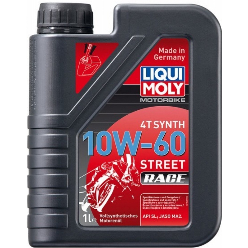 Aceite de motor LIQUI MOLY Motorbike 4T Synth 10W60 Race 1 l