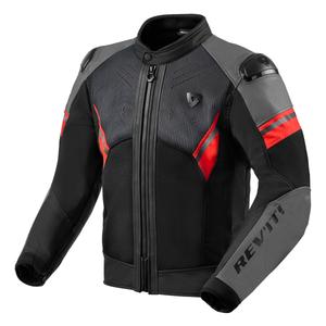 Chaqueta de moto Revit Mantis 2 H2O negro-rojo liquidación