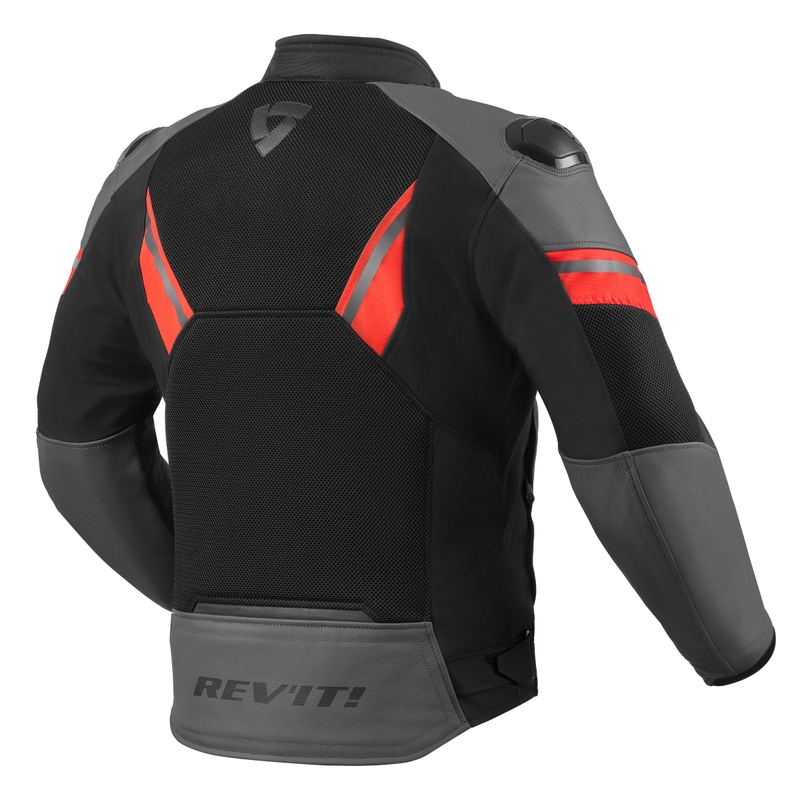Chaqueta de moto Revit Mantis 2 H2O negro-rojo liquidación