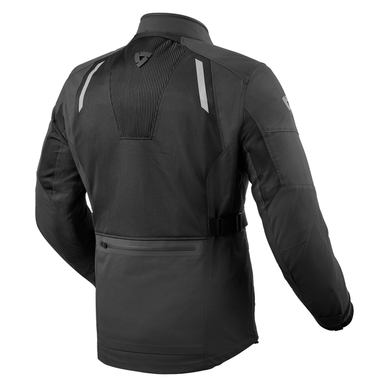 Chaqueta de moto Revit Levante 2 H2O negra