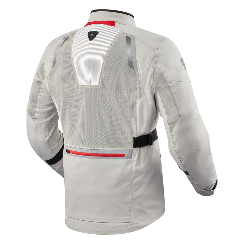 Chaqueta de moto Revit Levante 2 H2O plata liquidación