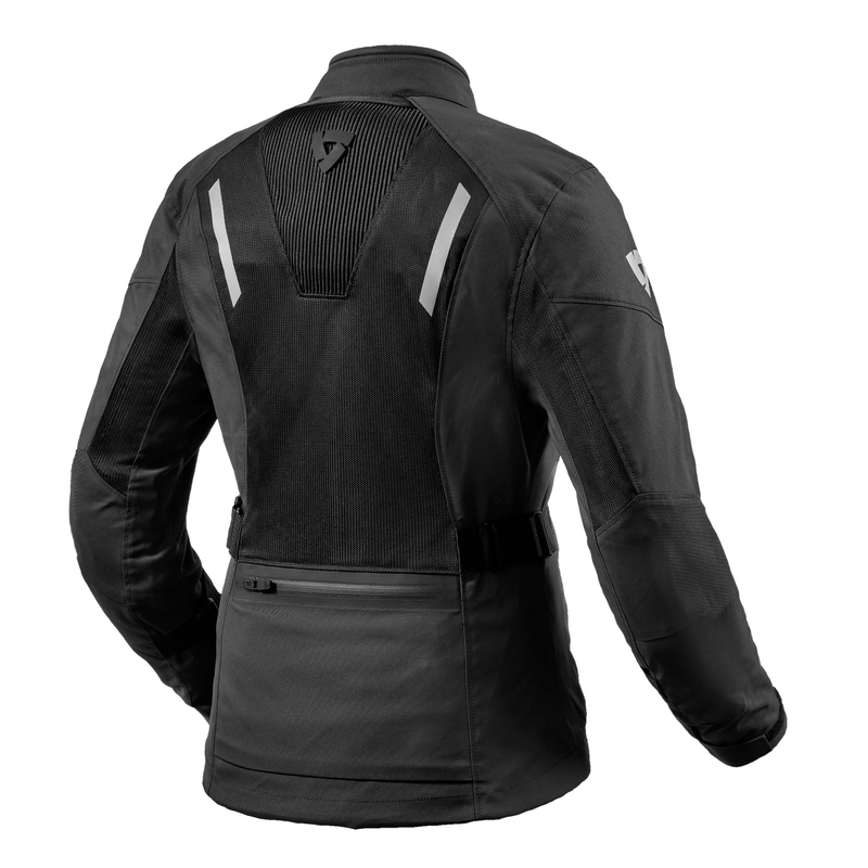 Chaqueta de moto para mujer Revit Levante 2 H2O Negro