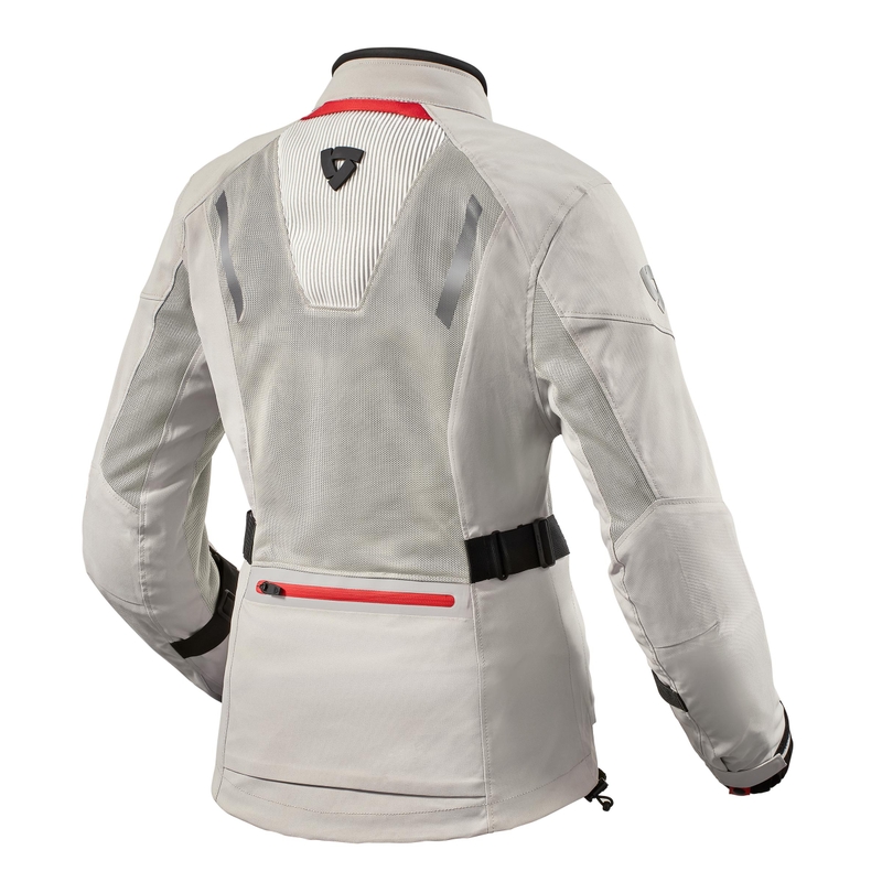 Chaqueta de moto Revit Levante 2 H2O para mujer Plata liquidación