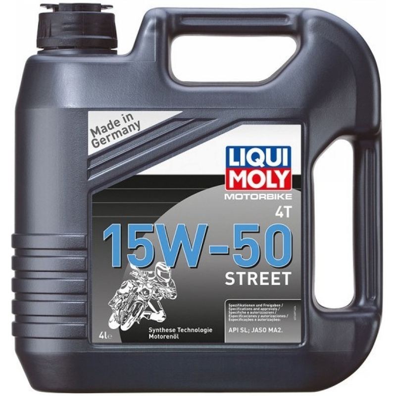 Aceite de motor LIQUI MOLY Motorbike 4T 15W50 Street 4 l