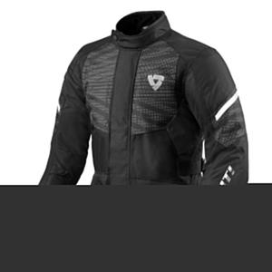 Chaqueta de moto Revit Duke H2O negra liquidación