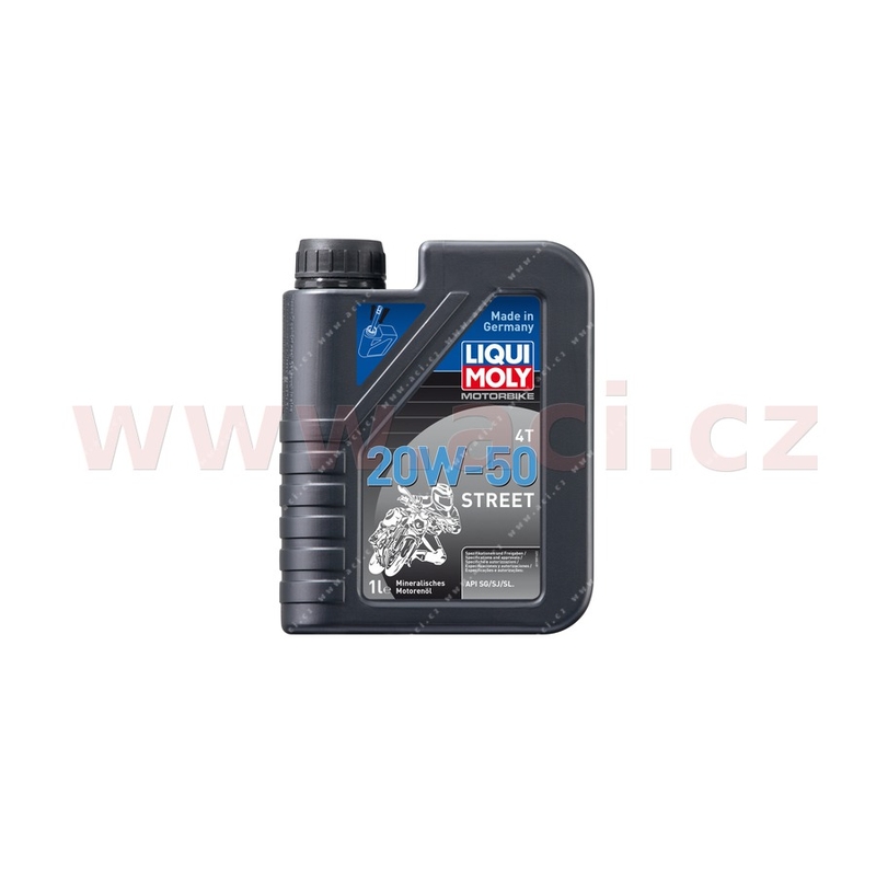 Aceite de motor LIQUI MOLY Motorbike 4T 20W50 Street 1 l