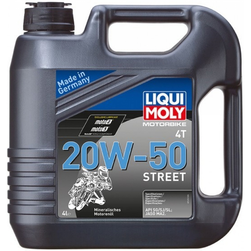 Aceite de motor LIQUI MOLY Motorbike 4T 20W50 Street 4 l