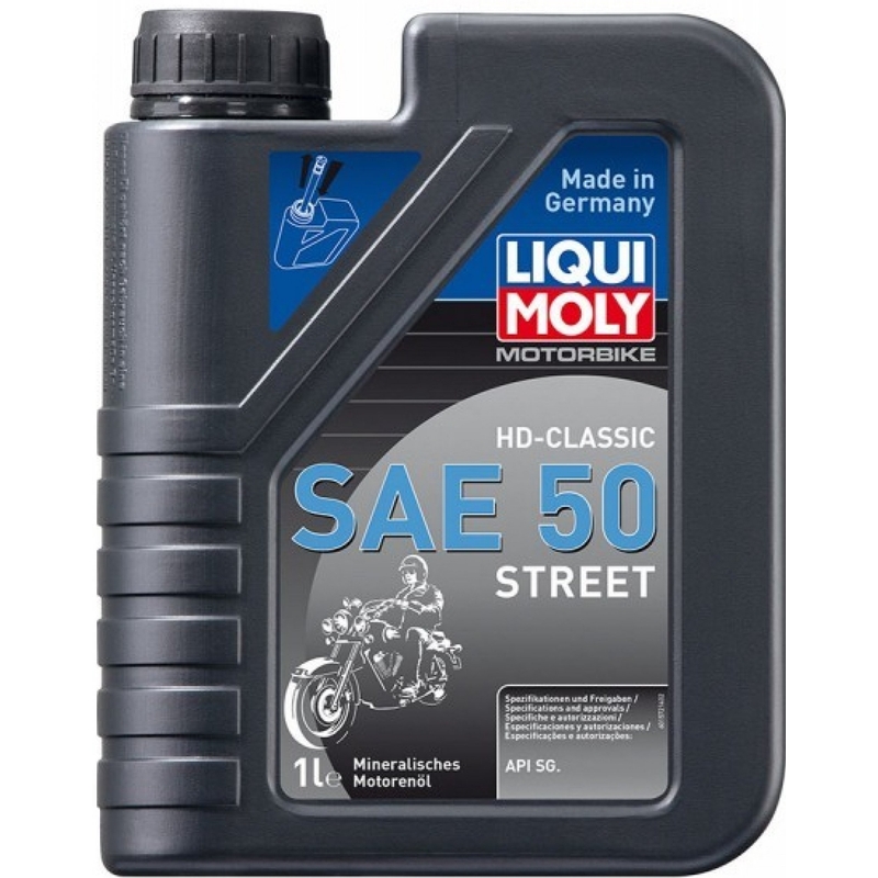 Aceite de motor LIQUI MOLY Motorbike HD-Classic SAE 50 Street 1 l liquidación