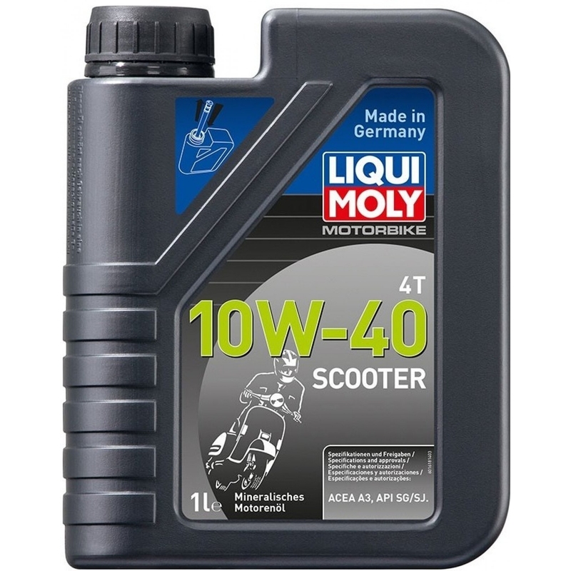 Aceite de motor LIQUI MOLY Motorbike 4T 10W40 Scooter 1 l