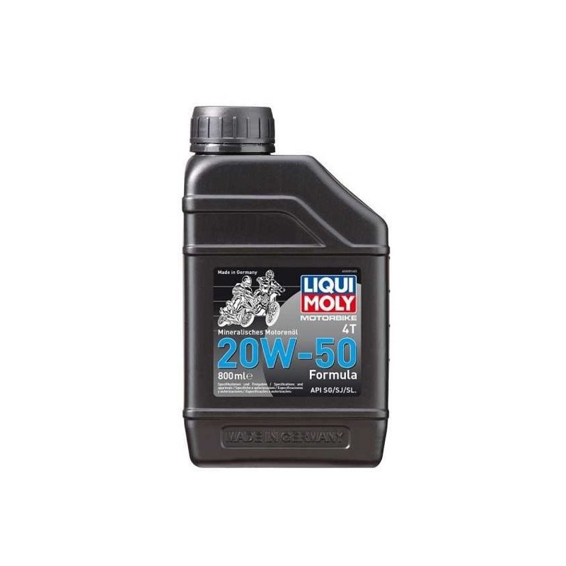 Aceite de motor LIQUI MOLY Moto 4T 20W50 Formula 800 ml