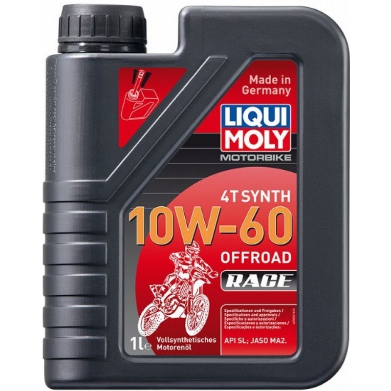 Aceite de motor LIQUI MOLY Motorbike 4T Synth 10W60 Offroad Race 1 l