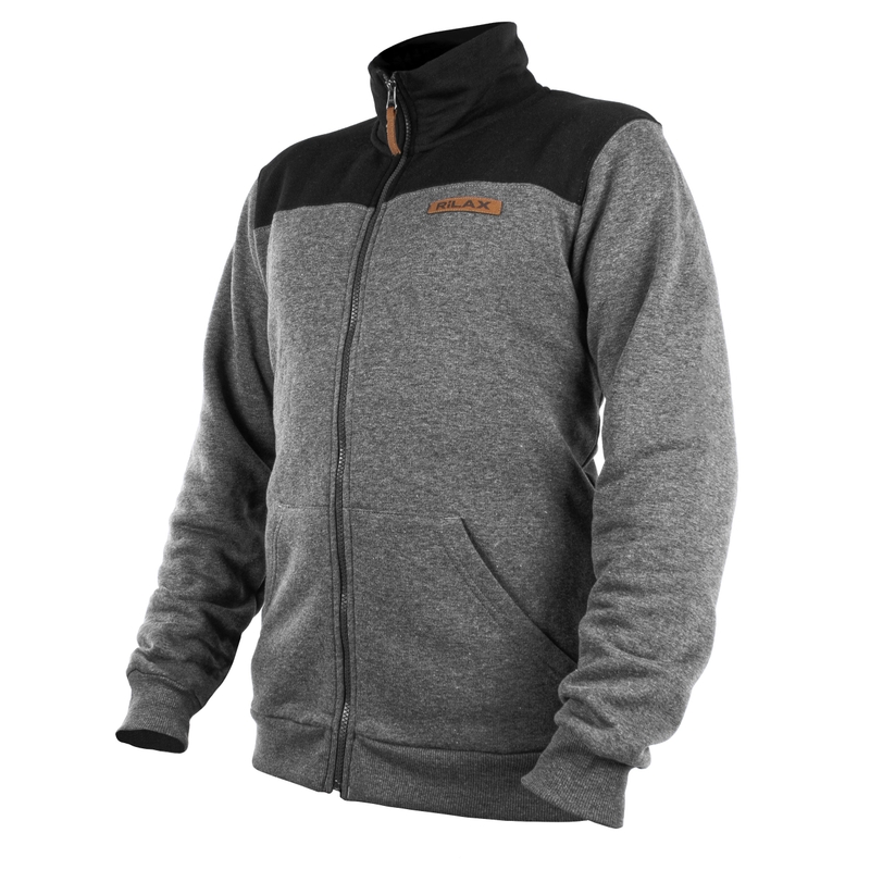 Sudadera Rilax Nerr de hombre negro-gris liquidación