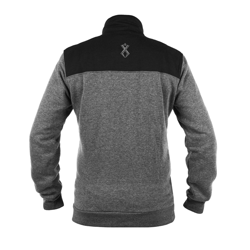 Sudadera Rilax Nerr de hombre negro-gris liquidación