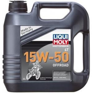 Aceite de motor LIQUI MOLY Motorbike 4T 15W50 Offroad 4 l