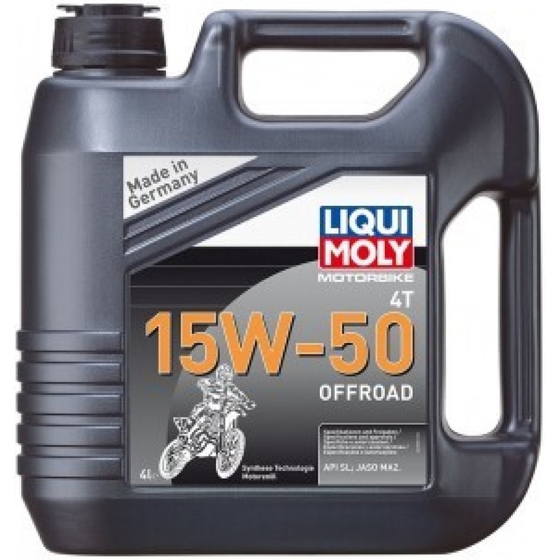 Aceite de motor LIQUI MOLY Motorbike 4T 15W50 Offroad 4 l
