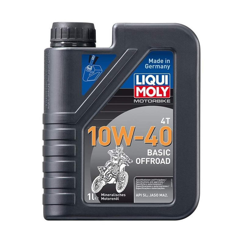 Aceite de motor LIQUI MOLY Motorbike 4T 10W40 Basic Offroad 1 l