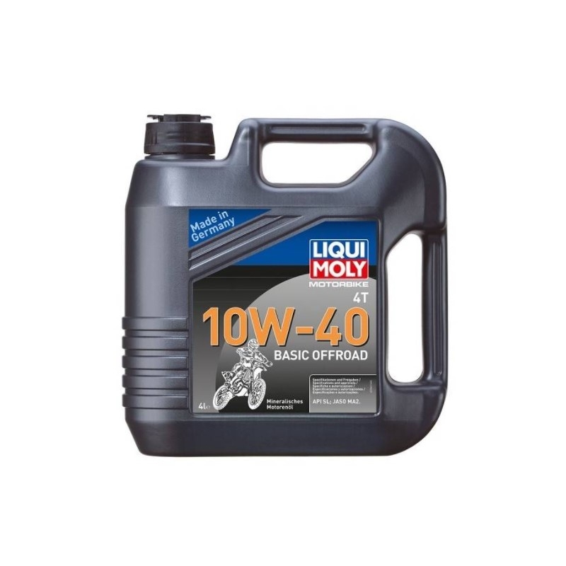 Aceite de motor LIQUI MOLY Motorbike 4T 10W40 Basic Offroad 4 l