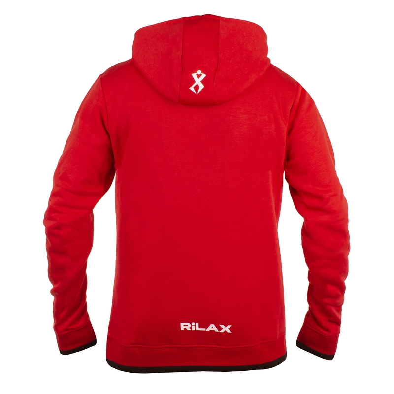 Sudadera de hombre Rilax Klob roja