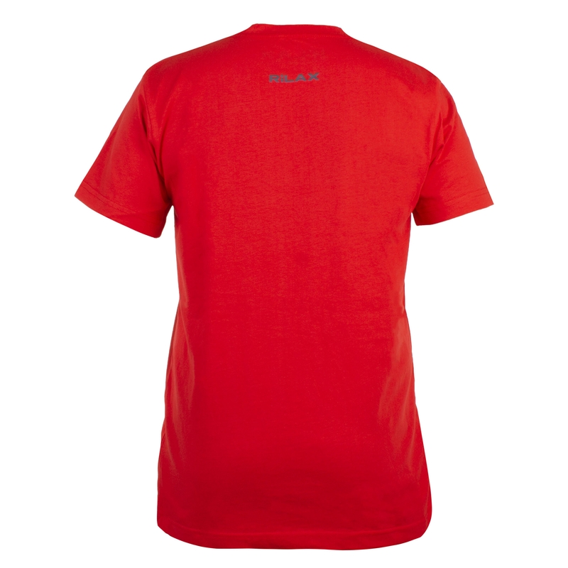 Camiseta hombre Rilax Morik roja liquidación