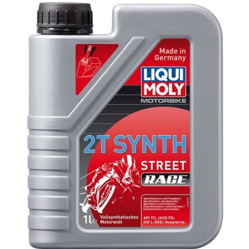 Aceite de motor LIQUI MOLY Motorbike 2T Synth Race 1 l