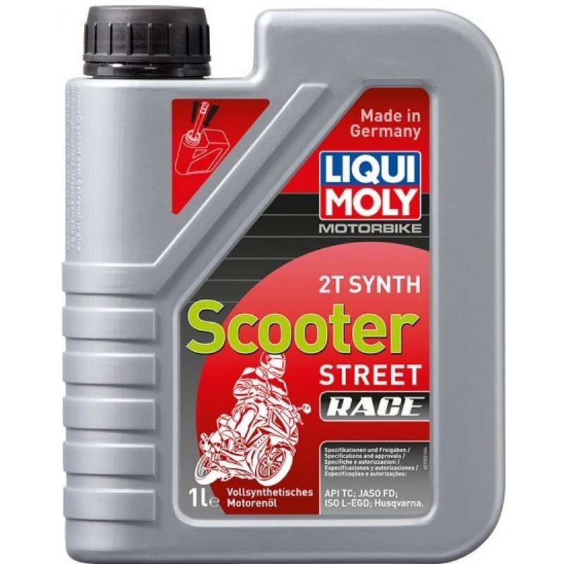 Aceite de motor LIQUI MOLY Motorbike 2T Synth Scooter Race 1 l