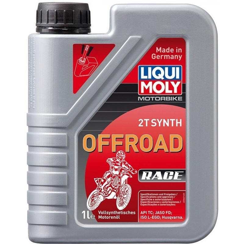 Aceite de motor LIQUI MOLY Motorbike 2T Synth Offroad Race 1 l