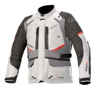Chaqueta de moto Alpinestars Andes Drystar Gris-Negro-Rojo
