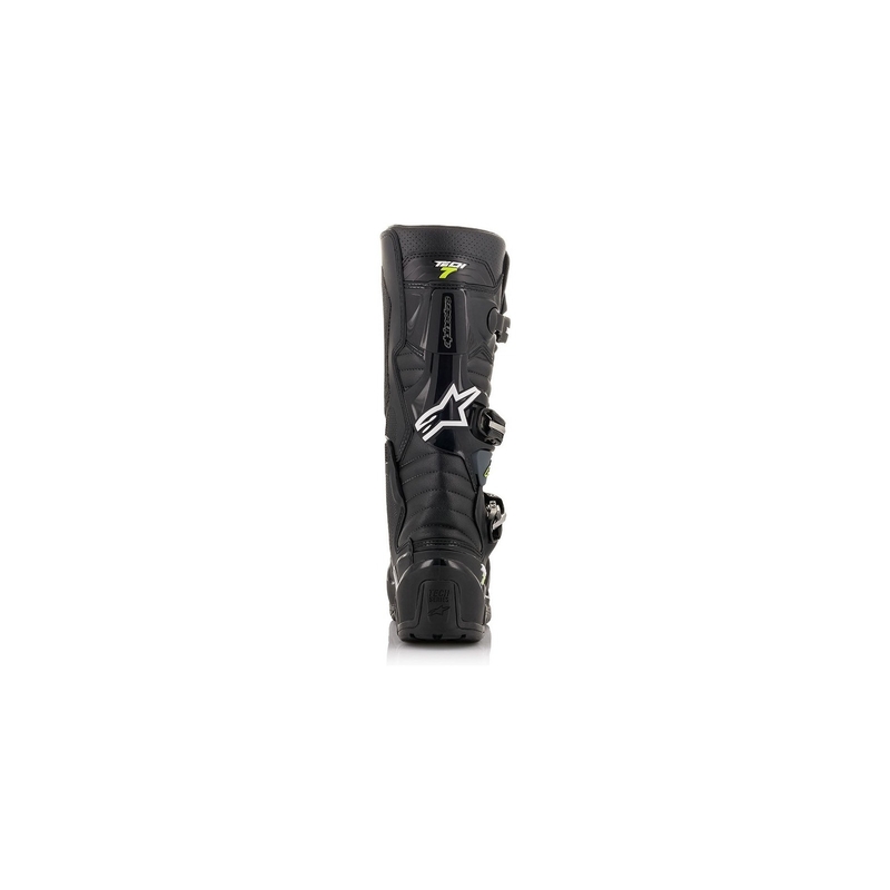 Botas de moto Alpinestars Tech 7 Enduro Drystar en negro, gris y amarillo fluorescente