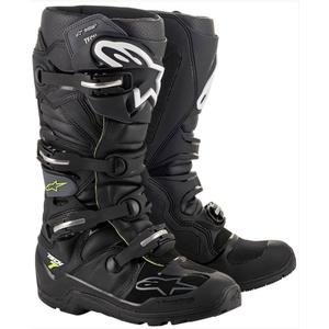 Botas de moto Alpinestars Tech 7 Enduro Drystar Negro-Gris-Amarillo Flúo
