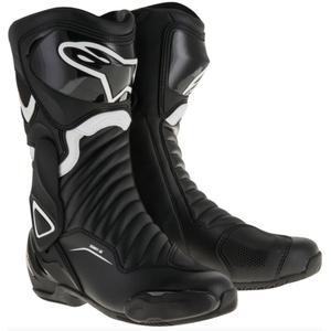 Botas de moto Alpinestars S-MX 6 blancas y negras