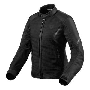 Chaqueta de moto Revit Torque H2O Mujer Negro