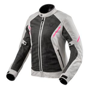 Chaqueta de moto para mujer Revit Torque 2 H2O Negro-Gris