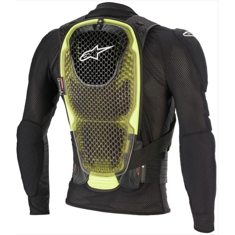 Protector corporal Alpinestars Bionic Pro negro-amarillo fluo