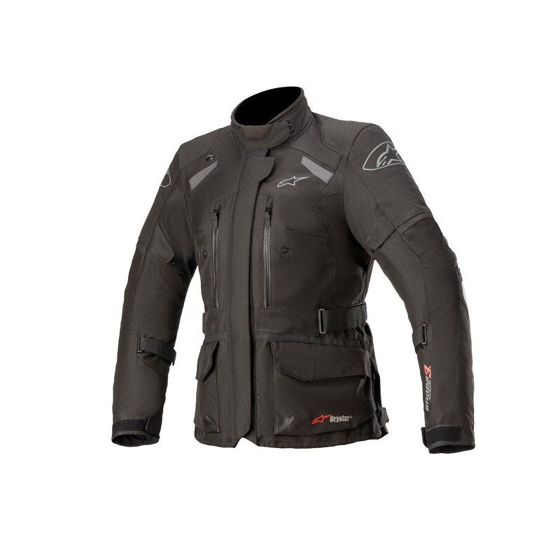 Chaqueta de moto para mujer Alpinestars Stella Andes Drystar Negra y Gris