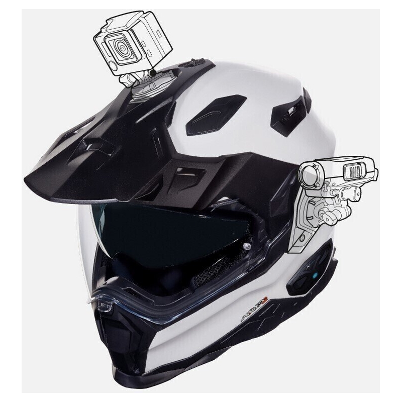 Casco Enduro NEXX X.Wed 2 Plain White liquidación