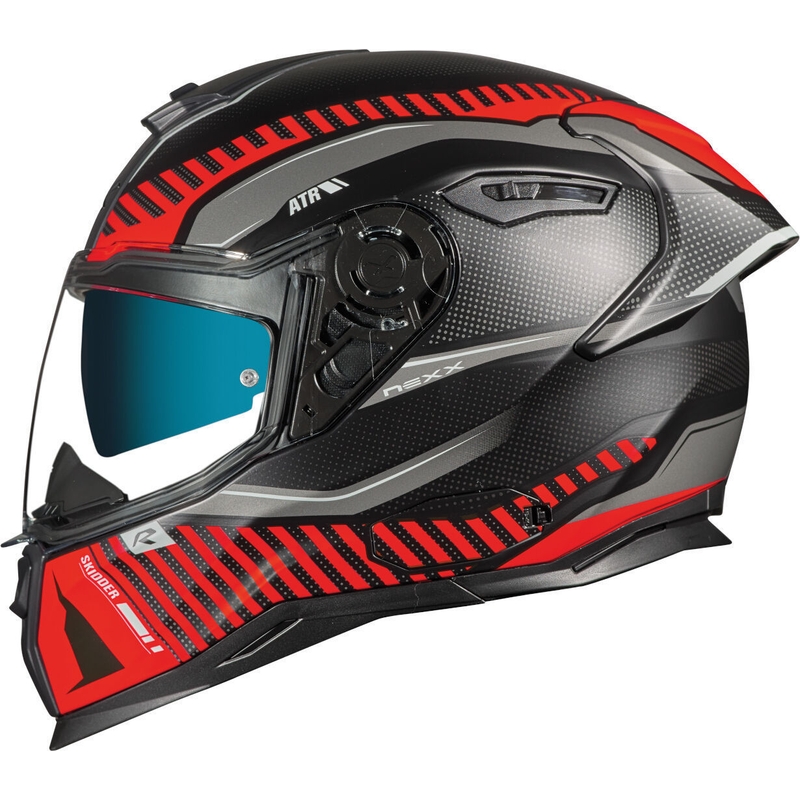 Casco integral de moto NEXX SX.100R Skidder negro-rojo liquidación