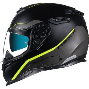 Casco integral de moto NEXX SX.100 Skyway negro-amarillo fluo liquidación