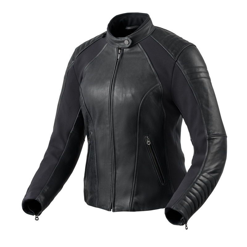 Chaqueta de moto Revit Coral para mujer Negro liquidación