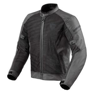Chaqueta de moto Revit Torque 2 H2O negro-gris liquidación