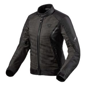 Chaqueta de moto Revit Torque 2 H2O para mujer negro-antracita