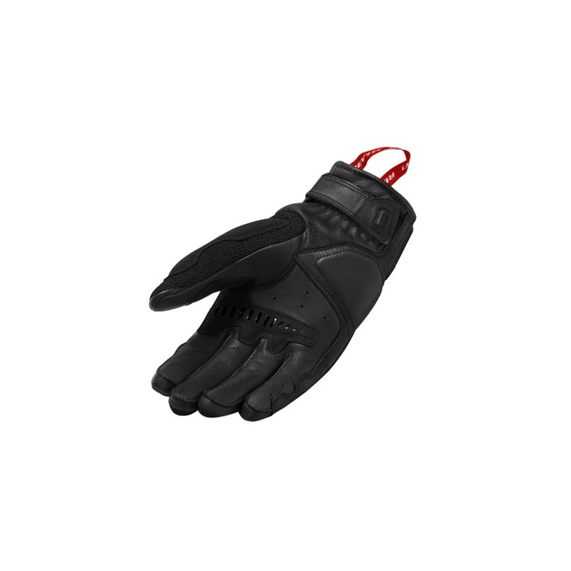 Guantes de moto Revit Duty para mujer en blanco y negro liquidación