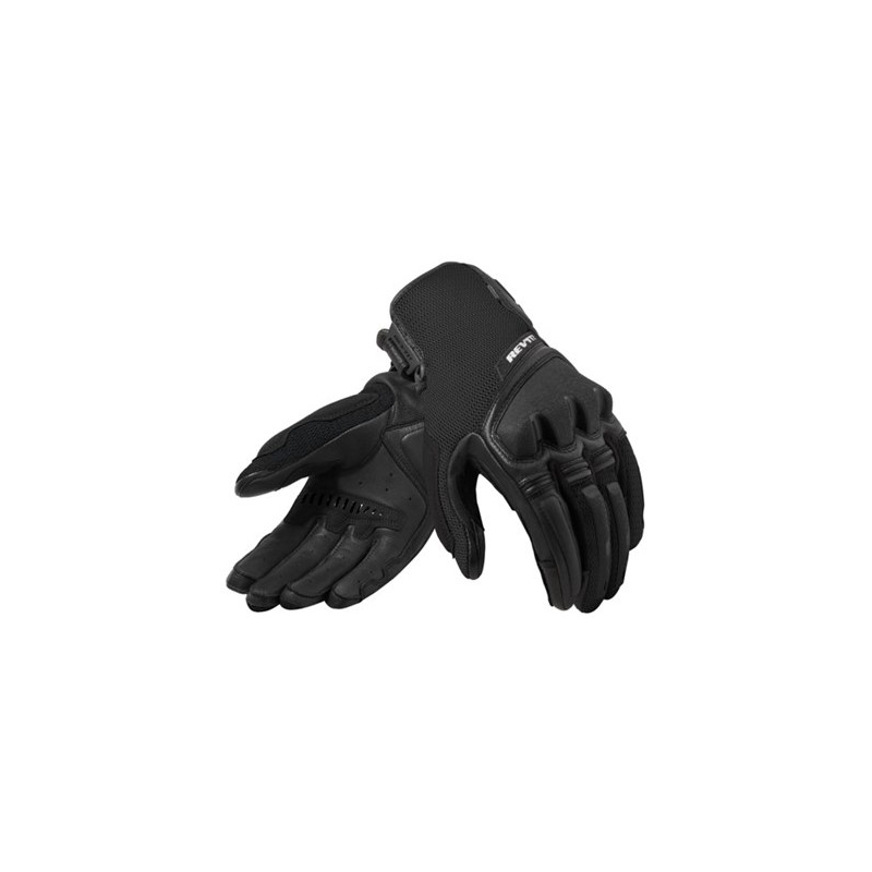 Guantes de moto Revit Duty para mujer Negro liquidación