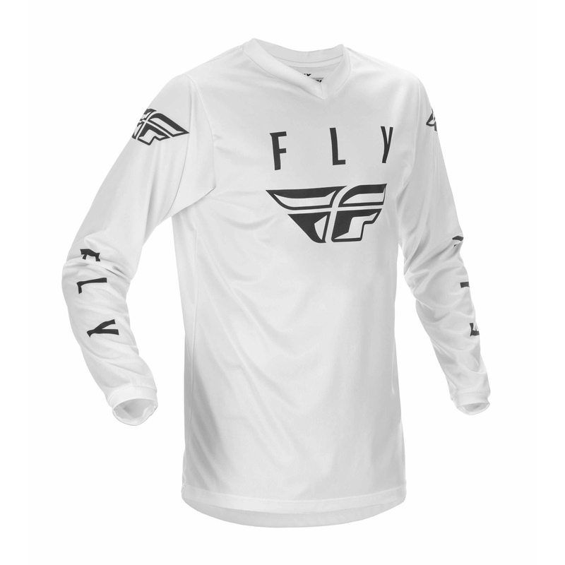 Motokrosový dres FLY Racing Universal bílo-černý