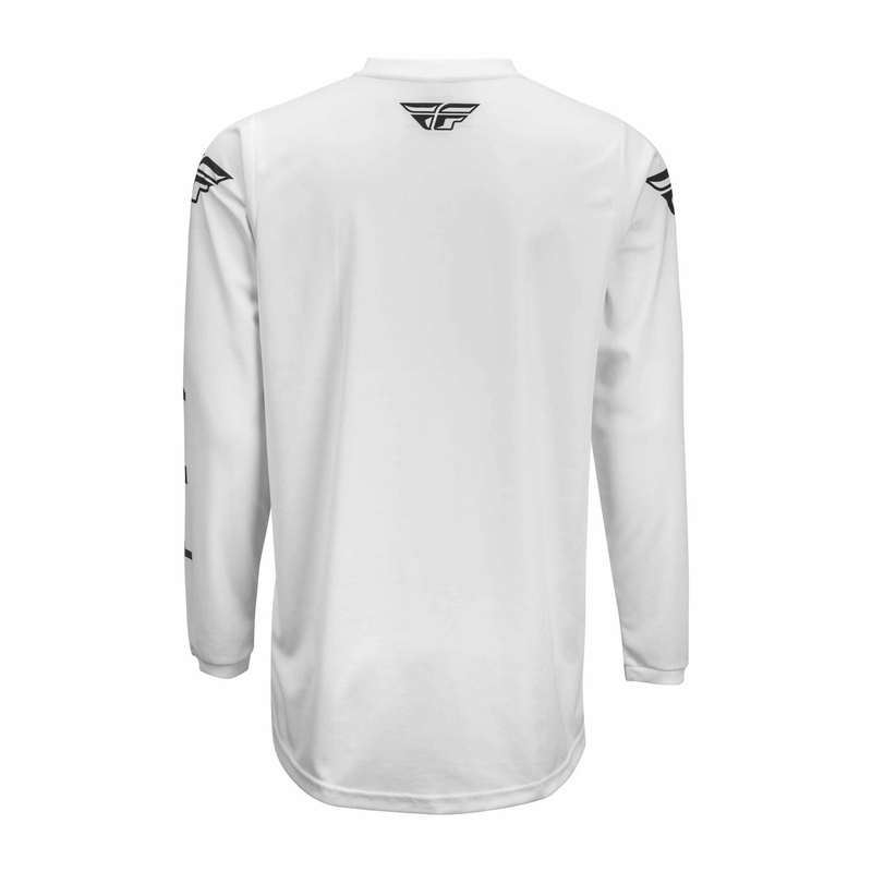 Motokrosový dres FLY Racing Universal bílo-černý
