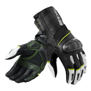 Guantes de moto Revit RSR 4 negro-amarillo fluo