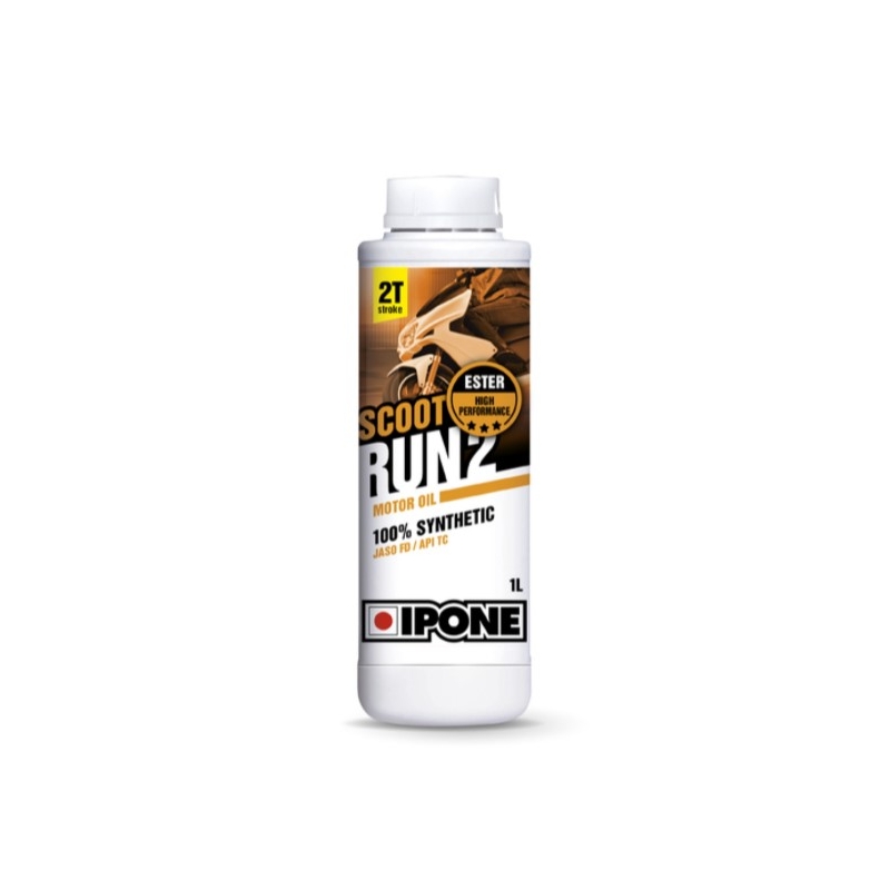 Aceite gasolina Ipone Scoot Run 2 2T 1 l