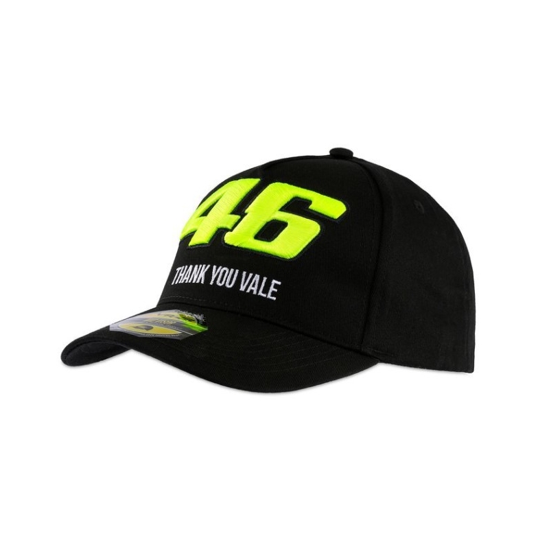 Kšiltovka VR46 Valentino Rossi "Thank you Vale" černá